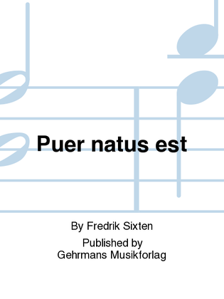 Book cover for Puer natus est