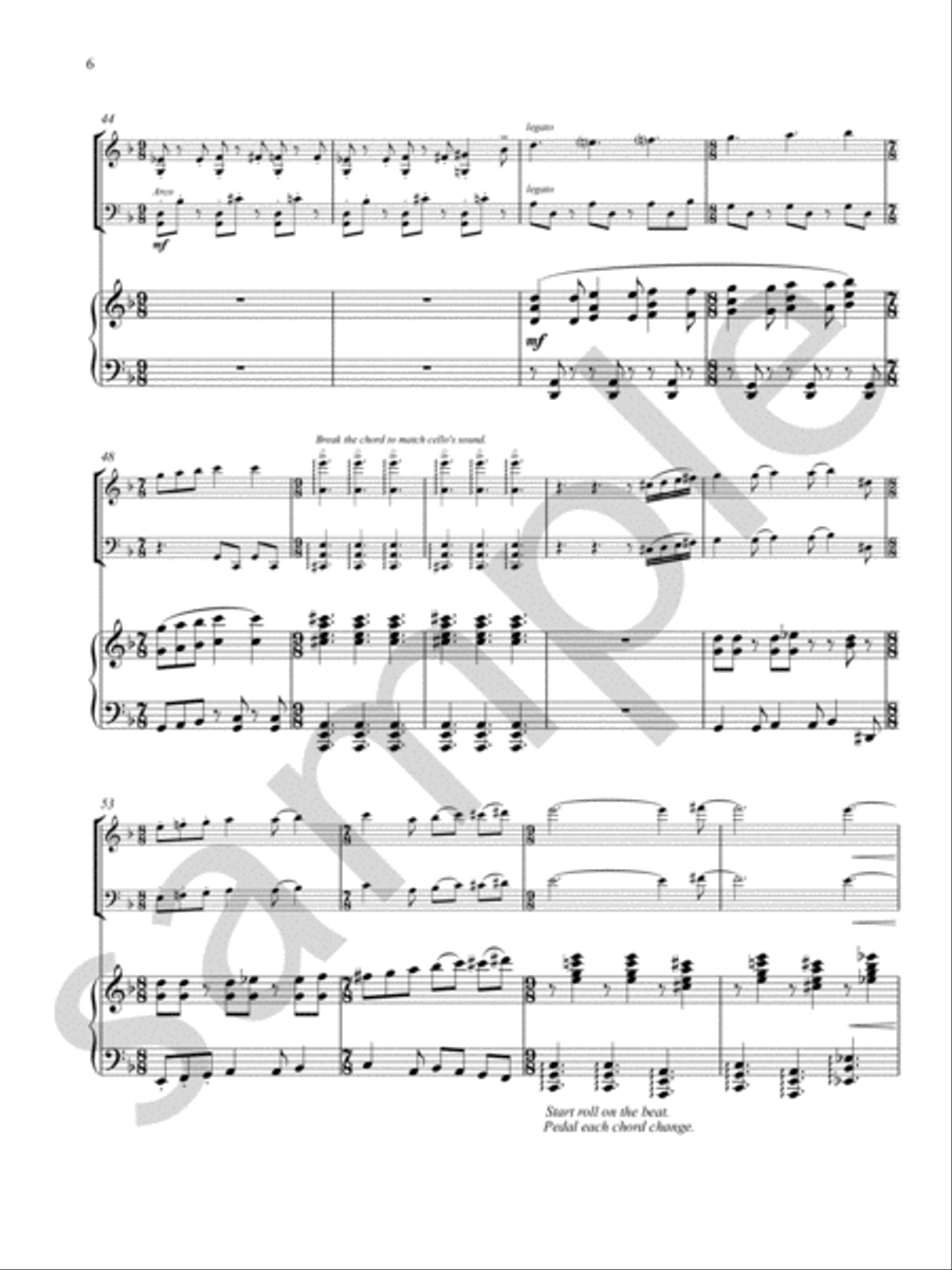 Jubilation Jubilation Piano Trio scores gallery preview page 6