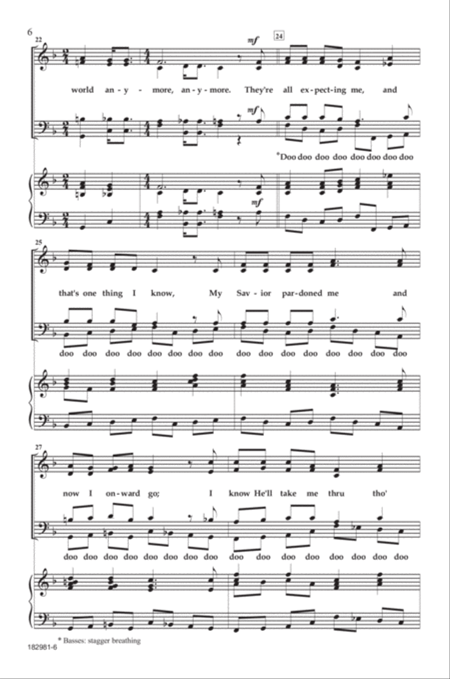 This World Is Not My Home 4-Part scores gallery preview page 5