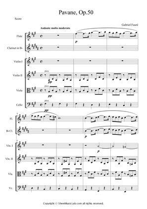 Pavane in F sharp minor, Op. 50