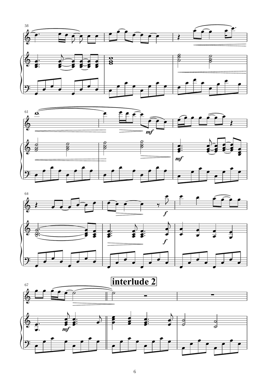 River River Flute Solo scores gallery preview page 6