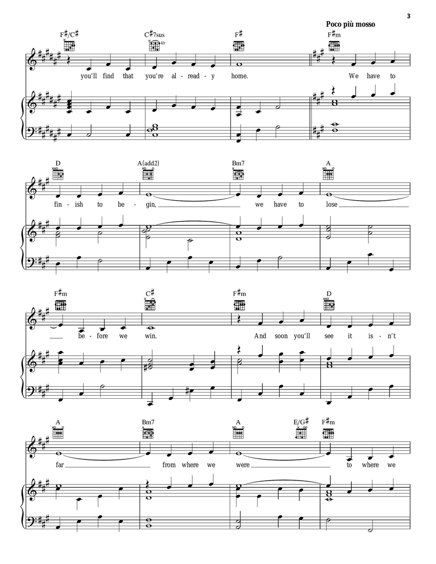Already Home Already Home Piano, Vocal, Guitar scores gallery preview page 3