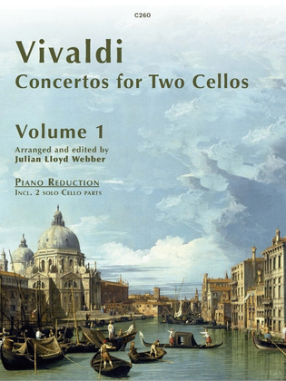 Book cover for Concertos for Two Cellos Volume 1