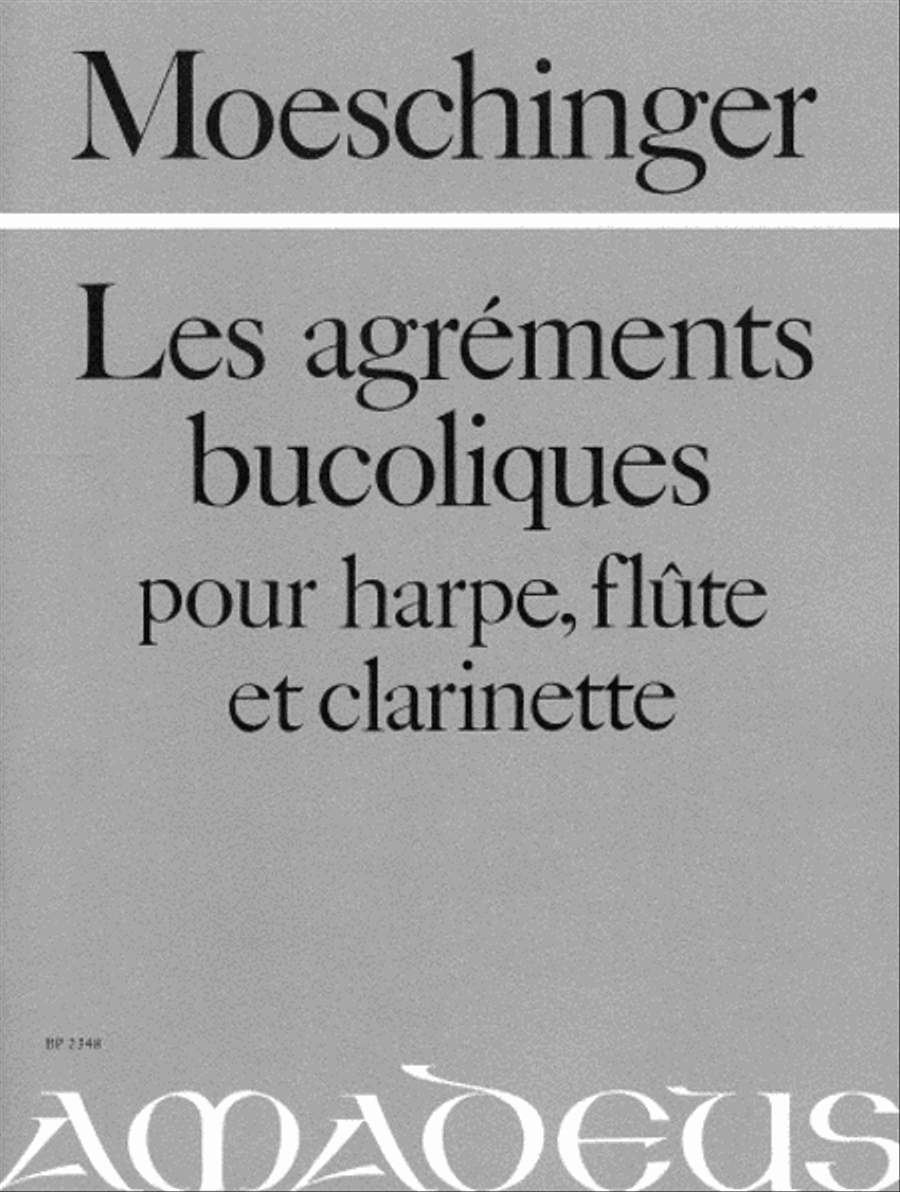 Les Agréments Bucoliques Clarinet scores gallery preview page 1