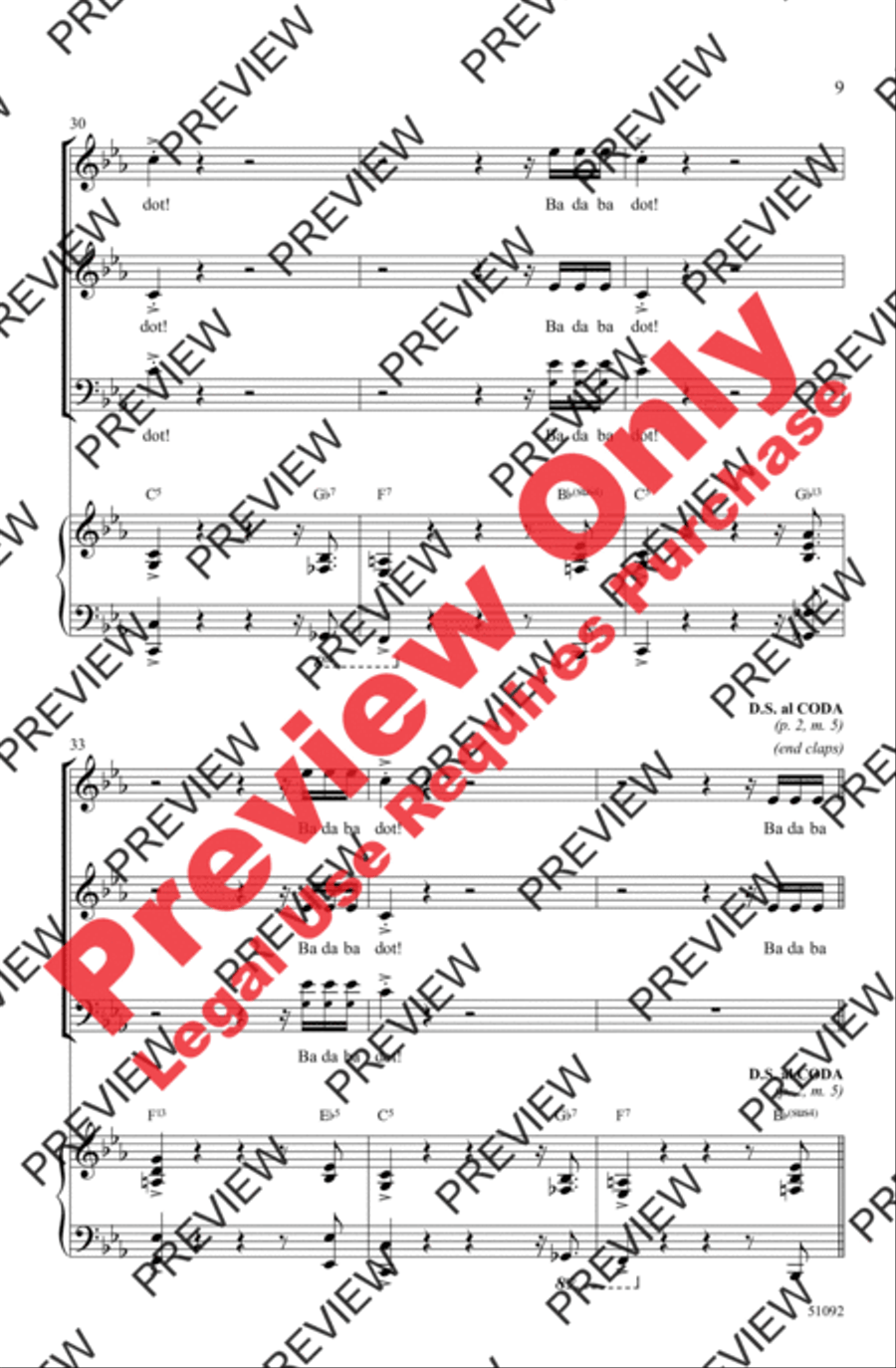 Beethoven's Fifth Beethoven's Fifth 3-Part scores gallery preview page 9