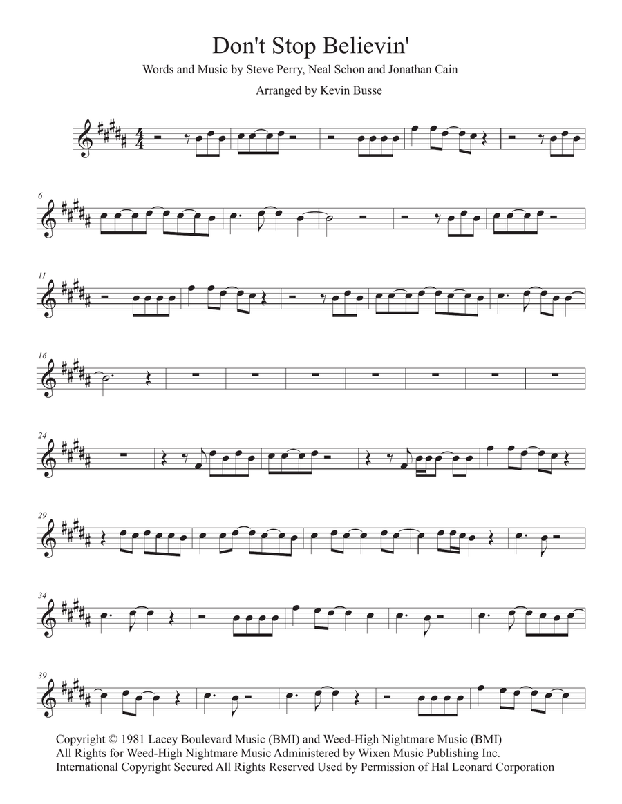 Don't Stop Believin'