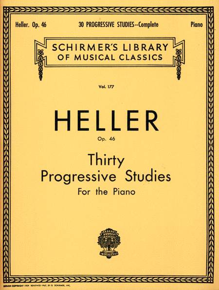 Stephen Heller : 30 Progressive Studies, Op. 46 (Complete)