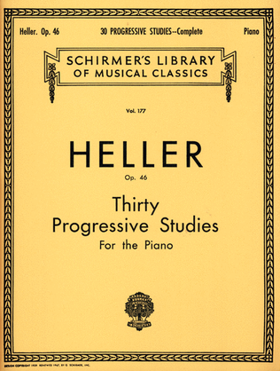 Book cover for 30 Progressive Studies, Op. 46 (Complete)