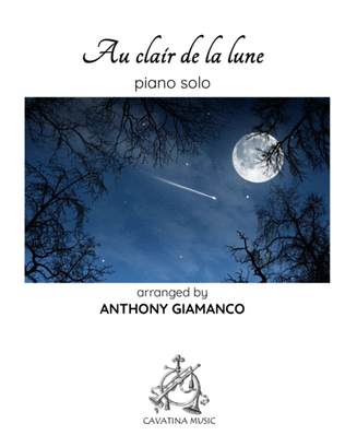 Au clair de la lune (By the Light of the Moon), piano solo