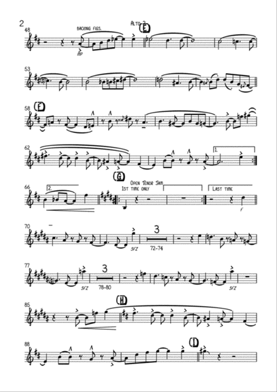 Mersey Mersey Mersey (Big Band) Jazz Ensemble scores gallery preview page 5
