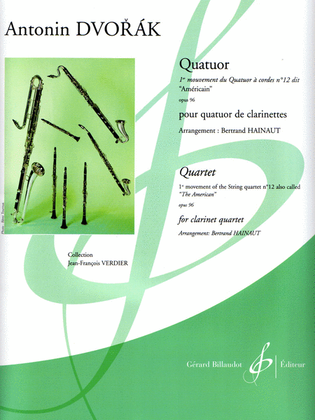 Book cover for Quatuor (1er mouvement du Quatuor a cordes No. 12 "Americain", Op. 96)