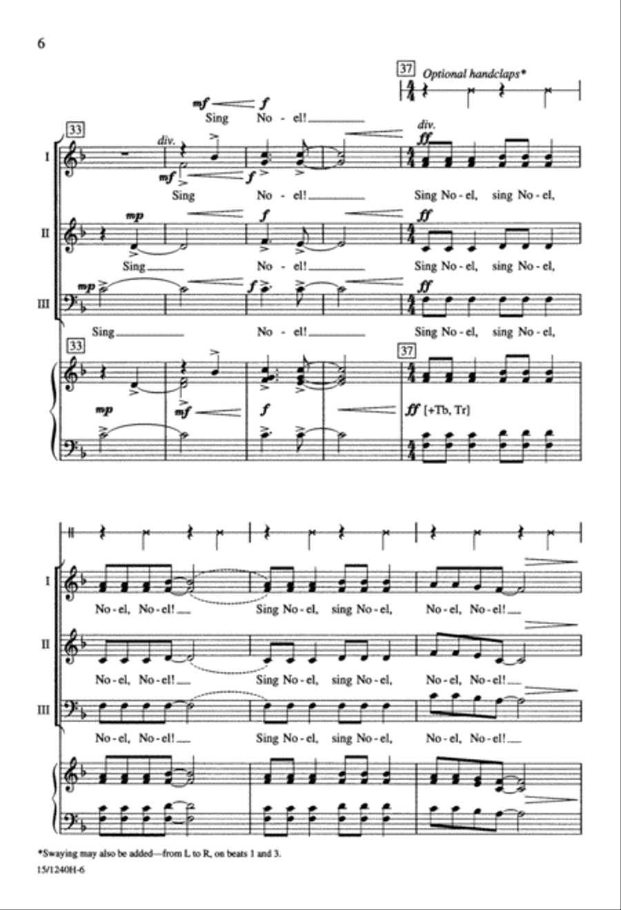 African Noel 3-Part scores gallery preview page 6