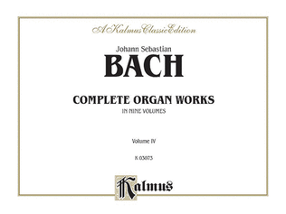 Book cover for Complete Organ Works, Volume 4