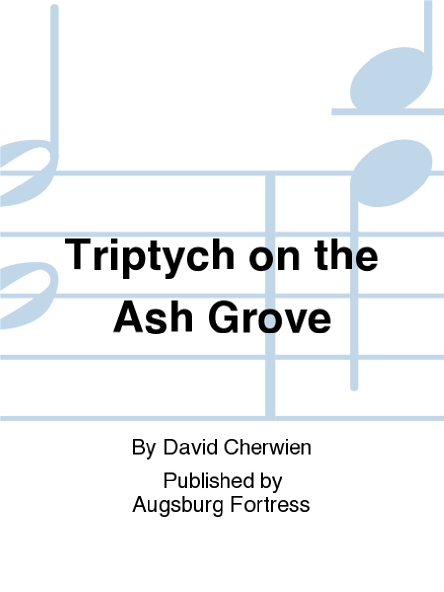 Triptych on the Ash Grove Organ scores gallery preview page 1