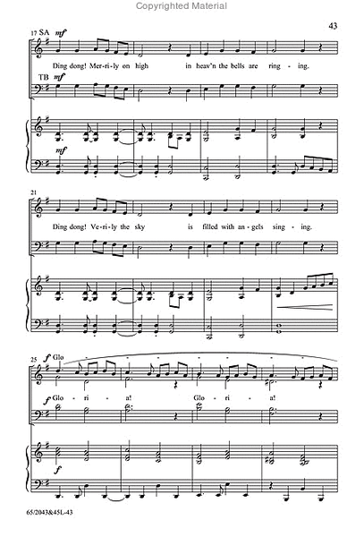 A Blest Messiah Born - SATB Score with Performance CD image number null