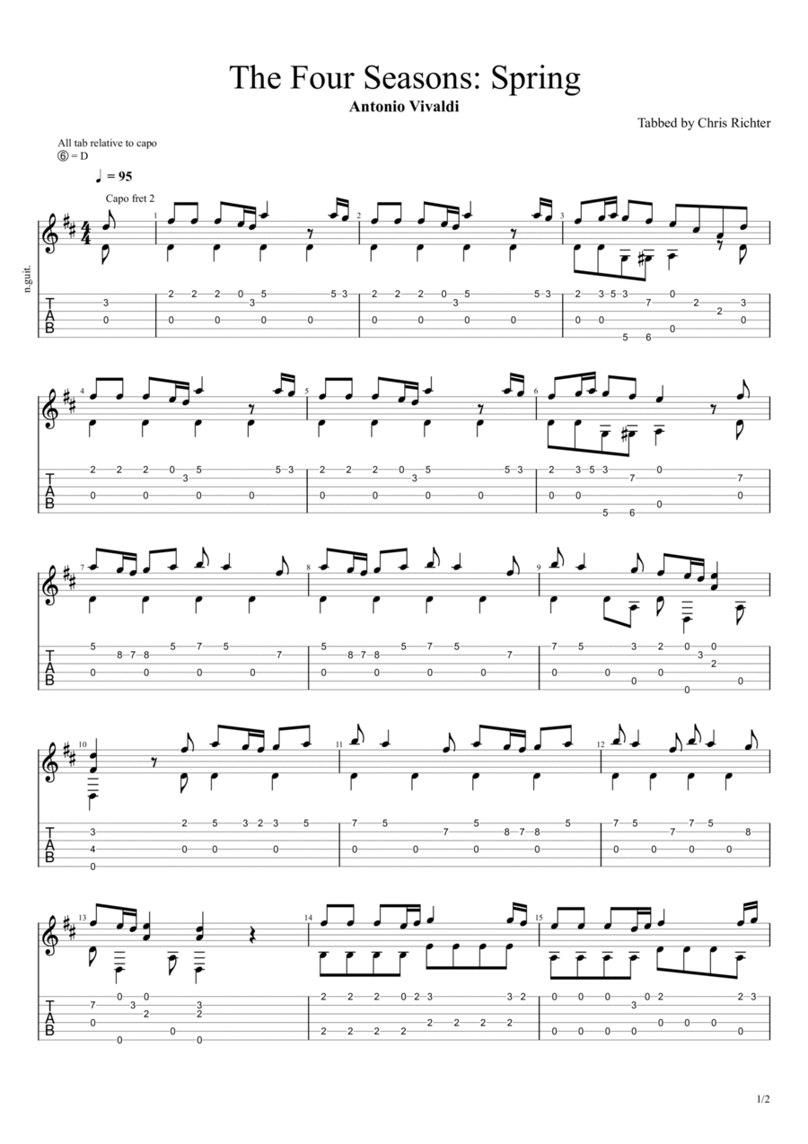 Concerto No. 1 in E major, Op. 8, RV 269, 