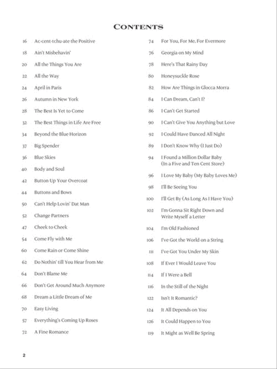 The Great American Songbook: The Composers Ukulele scores gallery preview page 2