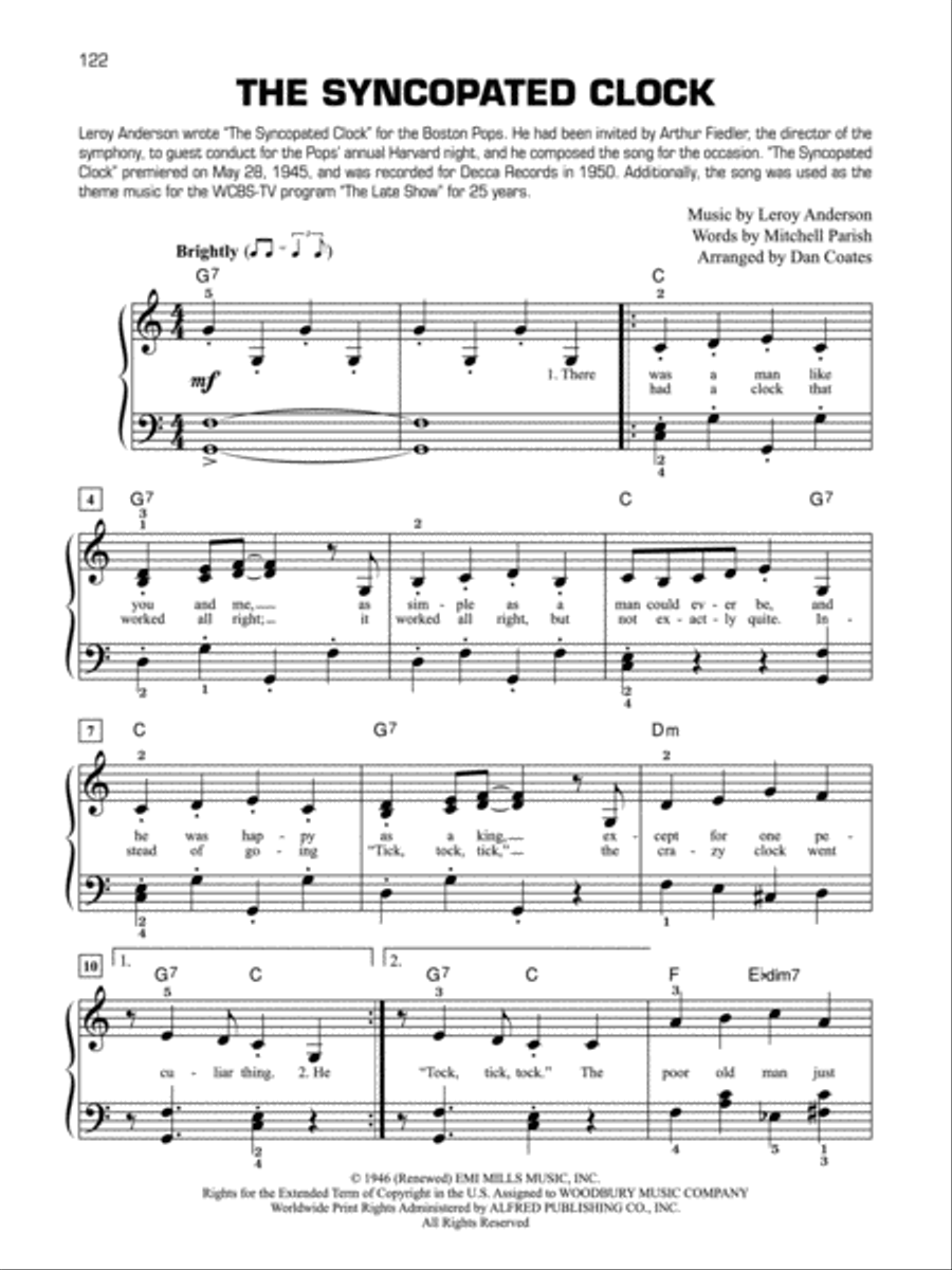 Decade by Decade 1940s Easy Piano scores gallery preview page 4