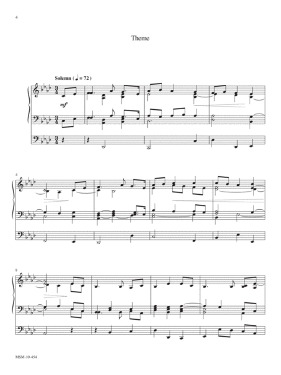 Variations on Thaxted Organ scores gallery preview page 2