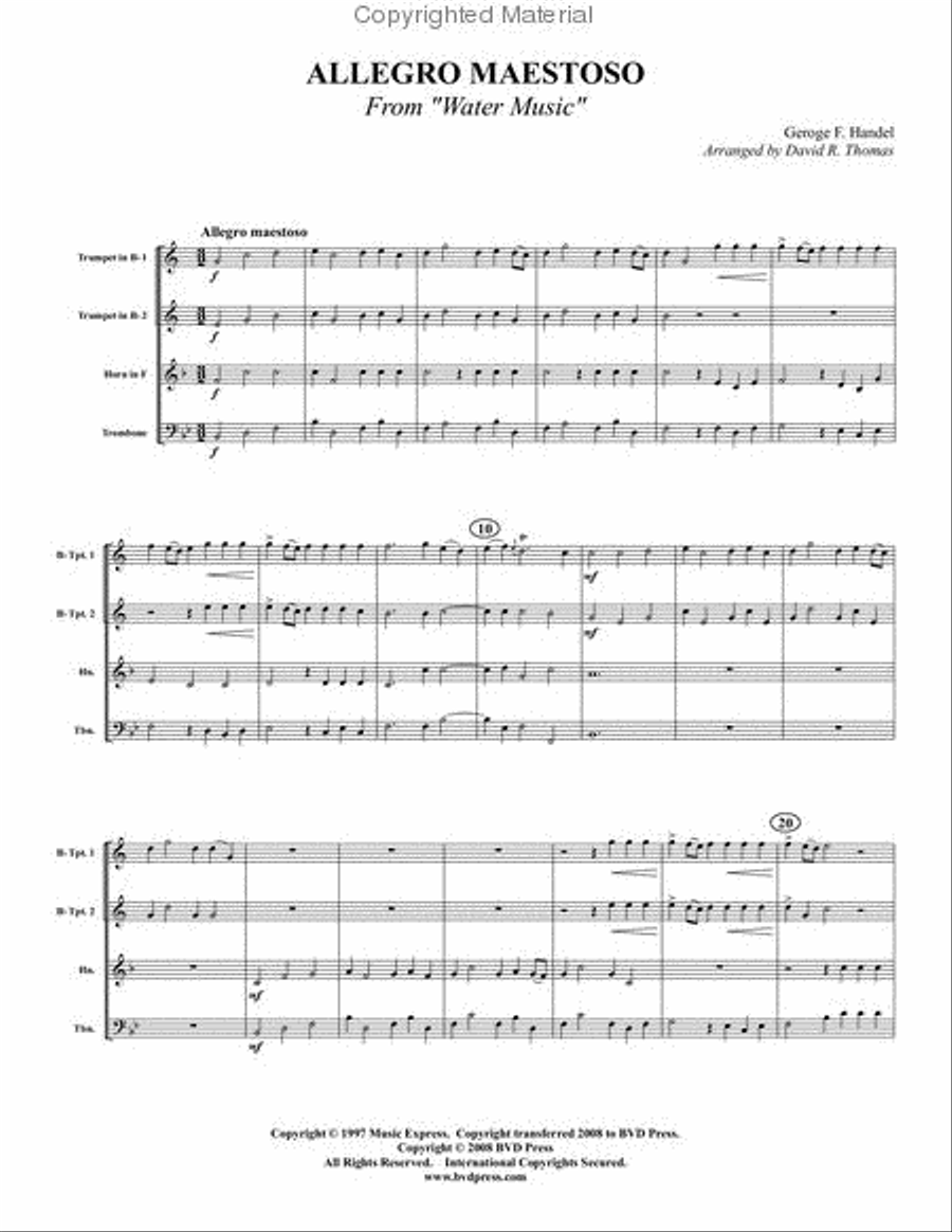 Festive Brass Album Brass Quartet scores gallery preview page 3