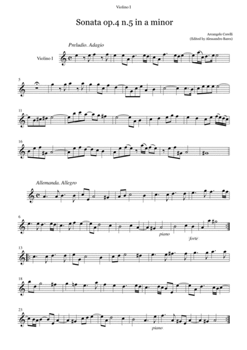 Corelli, Sonata op.4 n.5 in a minor