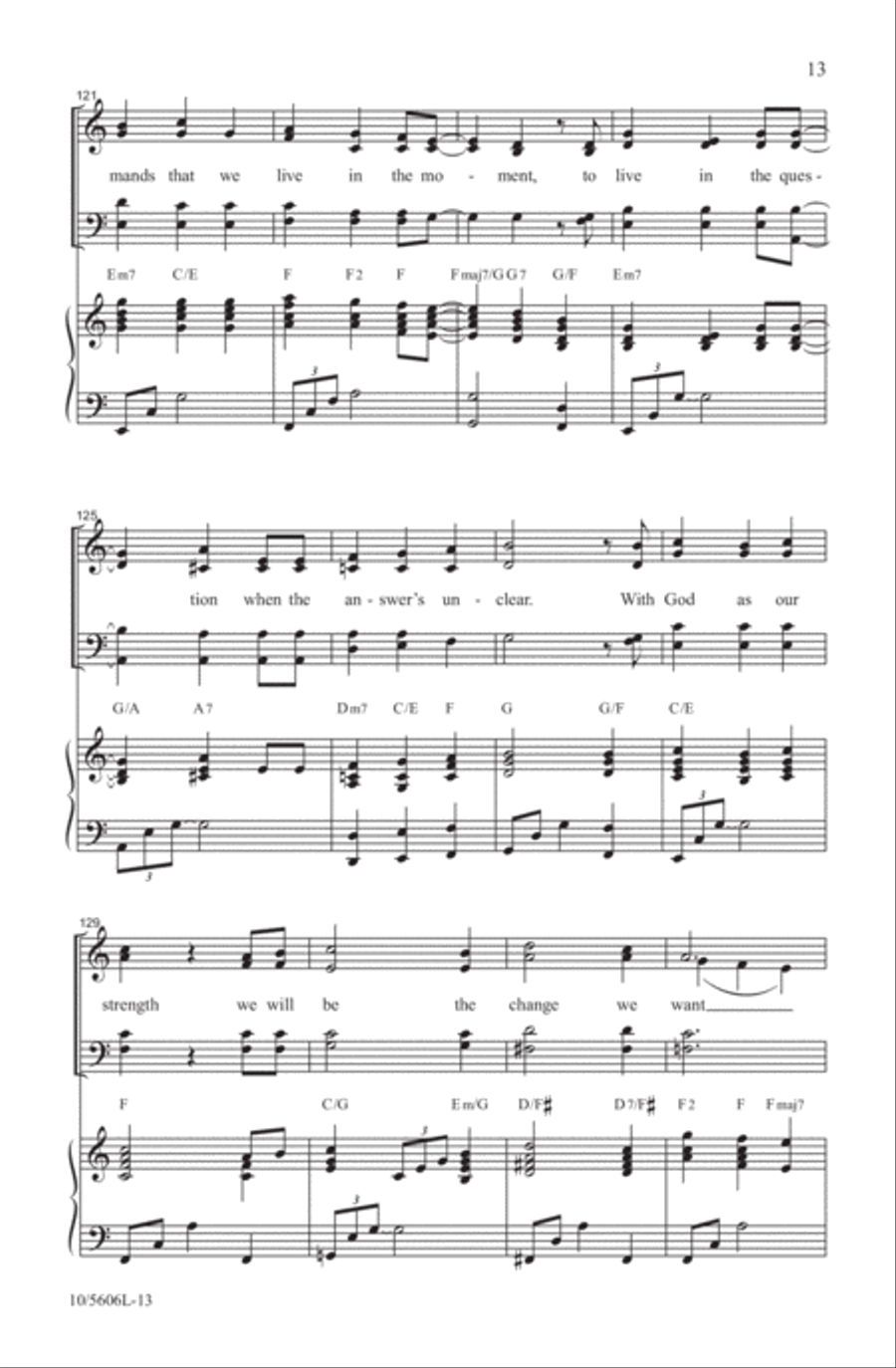 What Love Demands 4-Part scores gallery preview page 13