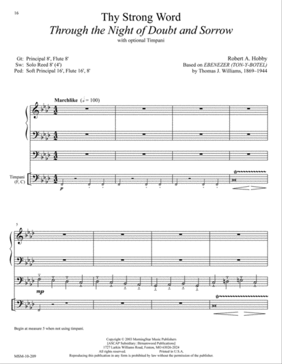 Three Epiphany Preludes, Set 2 Organ scores gallery preview page 8