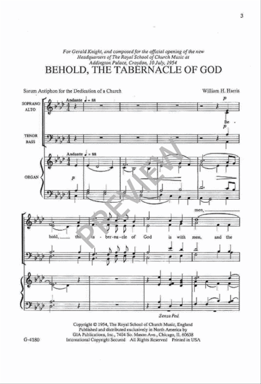 Behold, the Tabernacle of God 4-Part scores gallery preview page 4