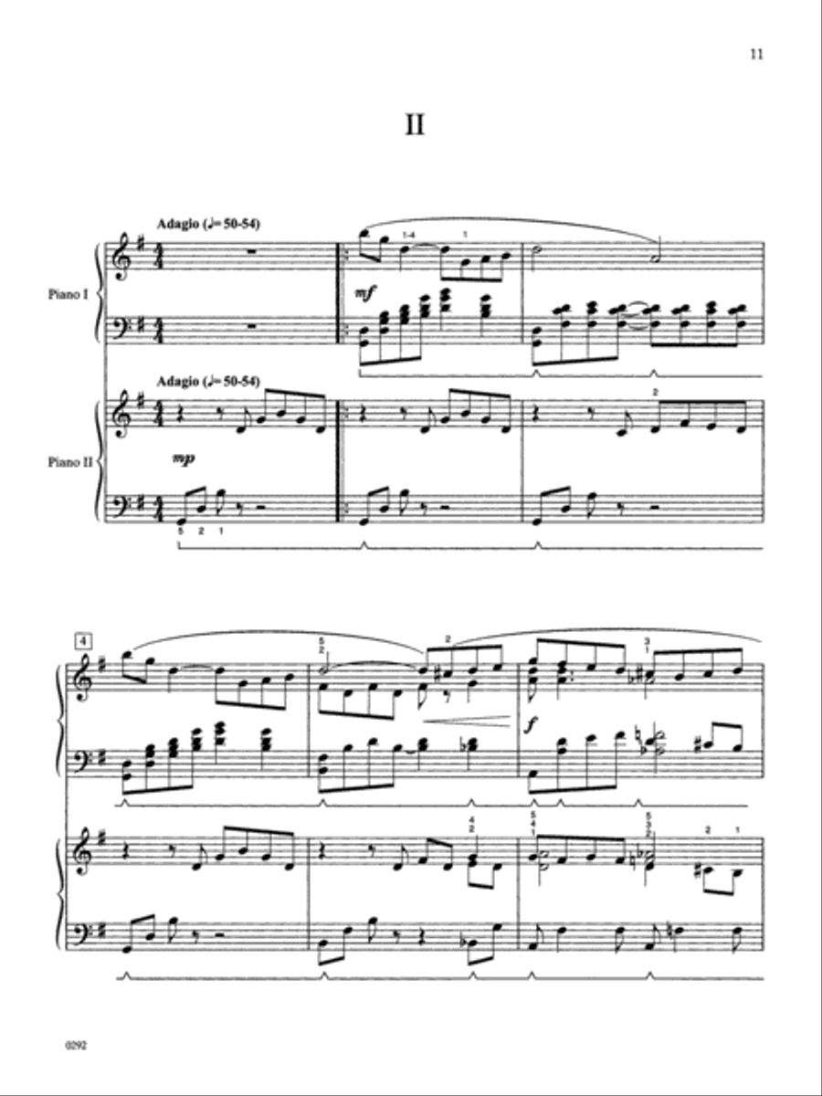 Concerto #1 in A Minor Small Ensemble scores gallery preview page 5
