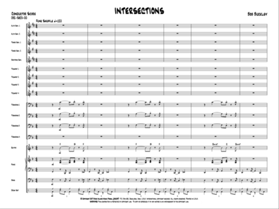Intersections Jazz Ensemble scores gallery preview page 2