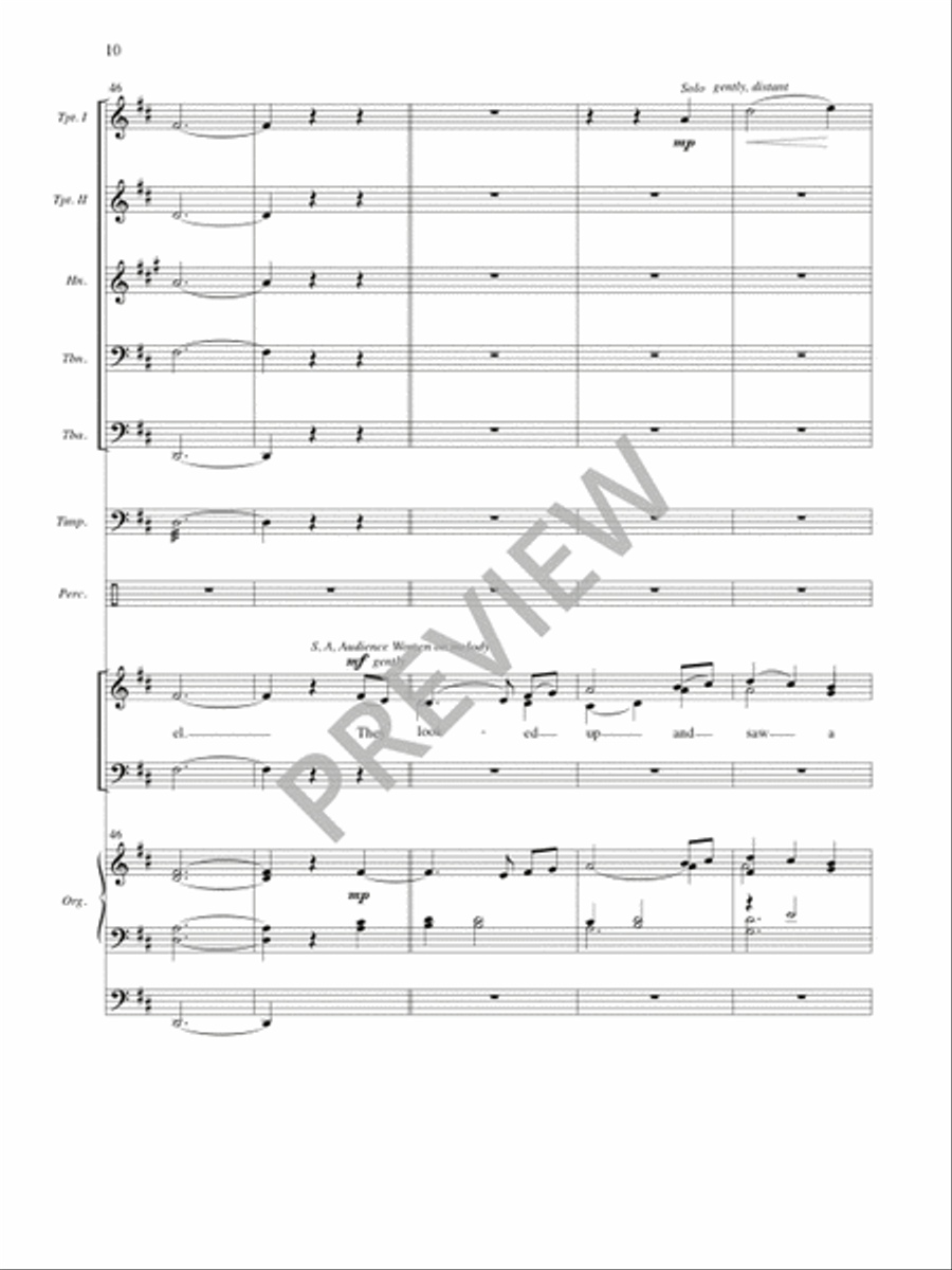 Festival First Nowell - Full Score and Parts 4-Part scores gallery preview page 11