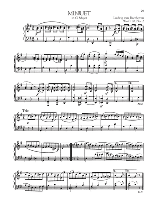 Minuet In G Major, WoO 10, No. 2