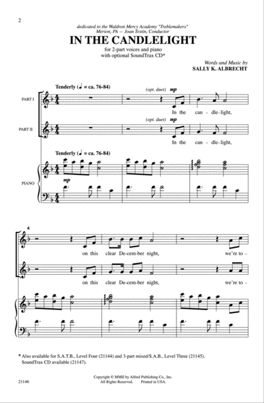In the Candlelight 2-Part scores gallery preview page 2
