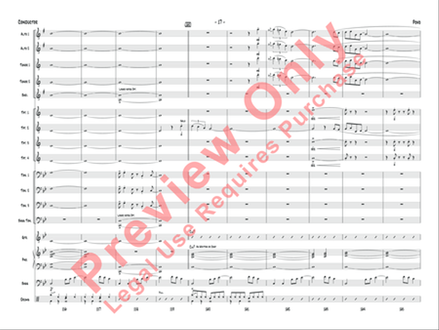 Povo Povo Jazz Ensemble scores gallery preview page 20