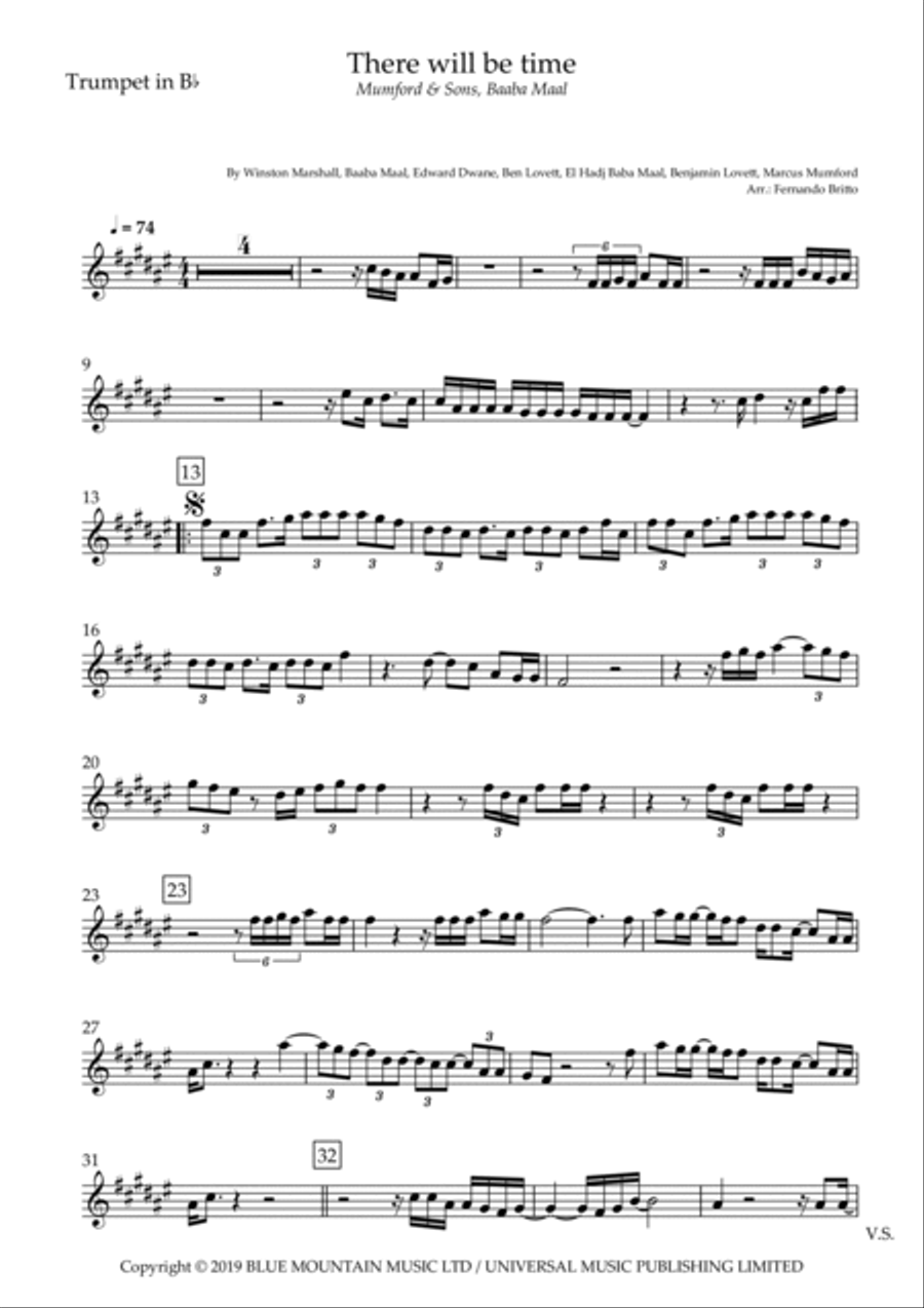 There Will Be Time Small Ensemble scores gallery preview page 4