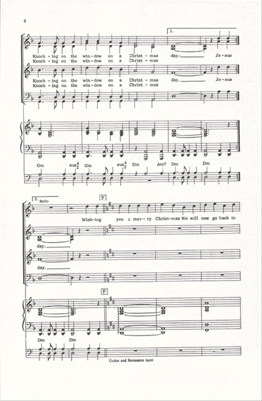 Standing in the Rain Standing in the Rain Divisi scores gallery preview page 7