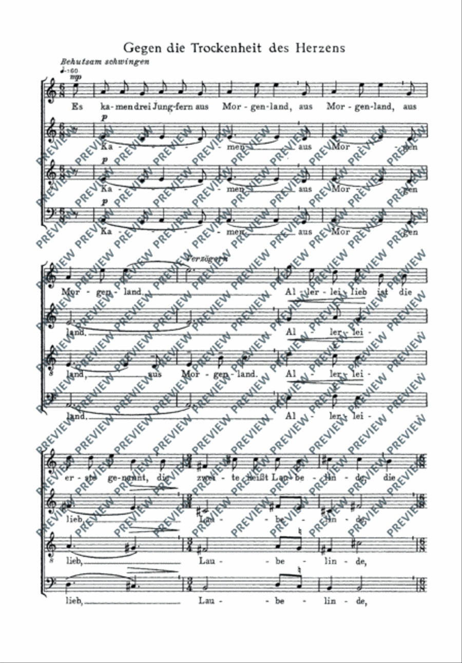 Magic and blessing Magic and blessing 4-Part scores gallery preview page 11