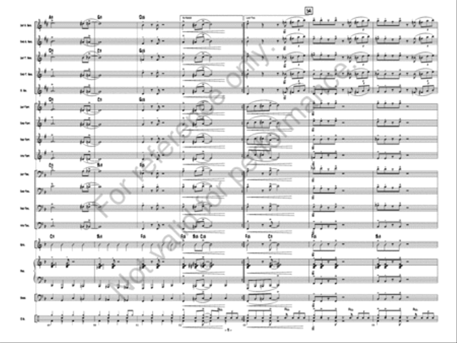The Big Band Theory Jazz Ensemble scores gallery preview page 9