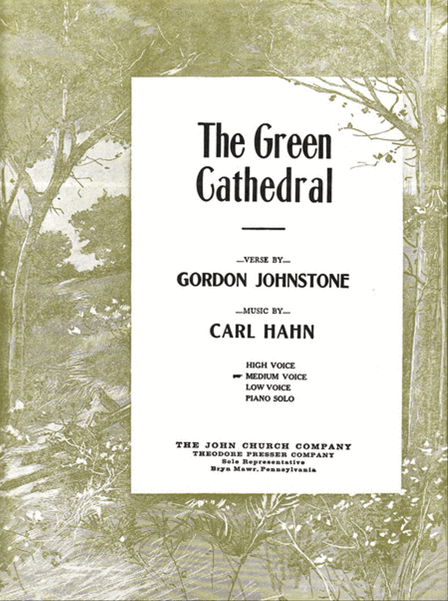 The Green Cathedral Chamber Music scores gallery preview page 1
