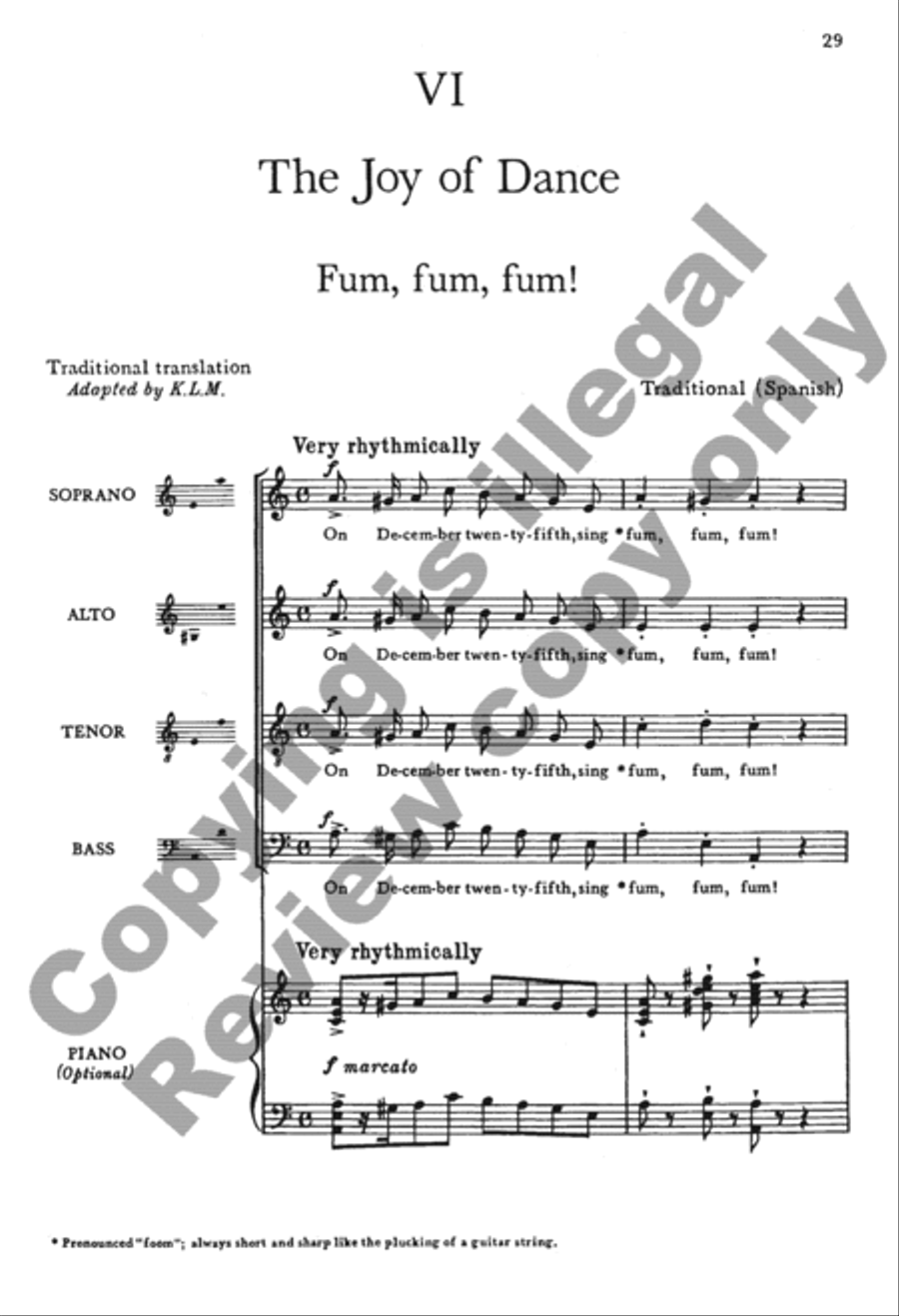 The Seven Joys of Christmas (Choral Score) 4-Part scores gallery preview page 49
