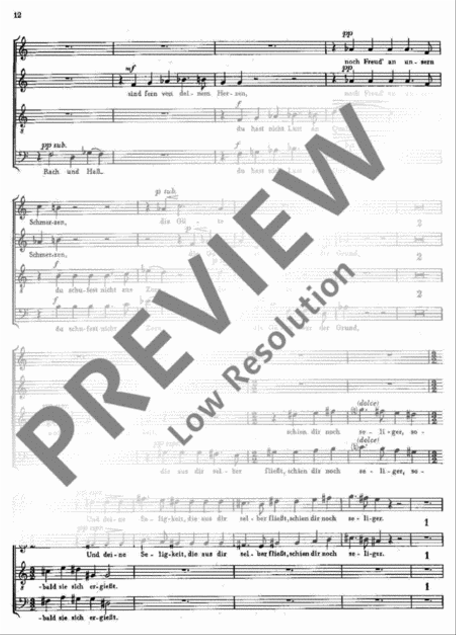 Kantate Nr. 8 4-Part scores gallery preview page 11