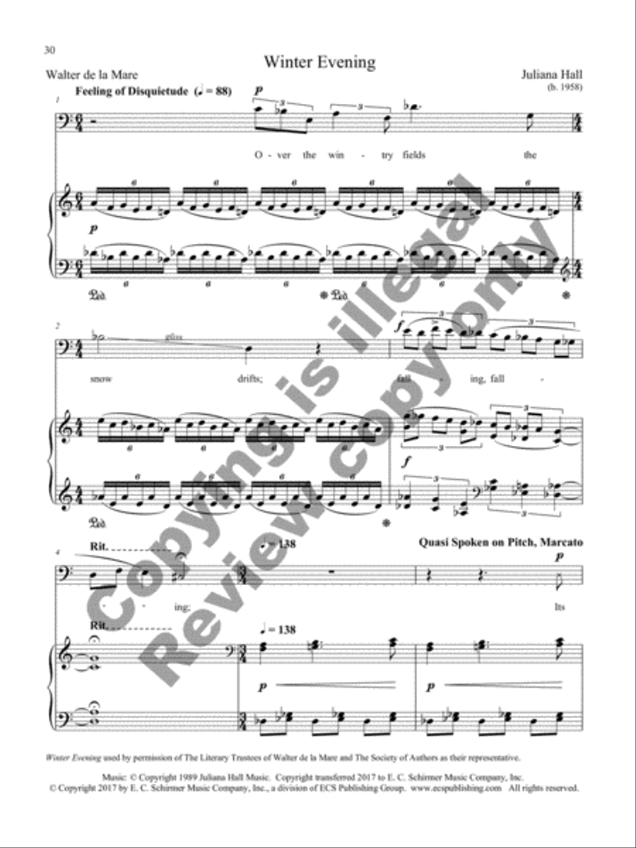 Winter Windows Baritone Voice scores gallery preview page 28