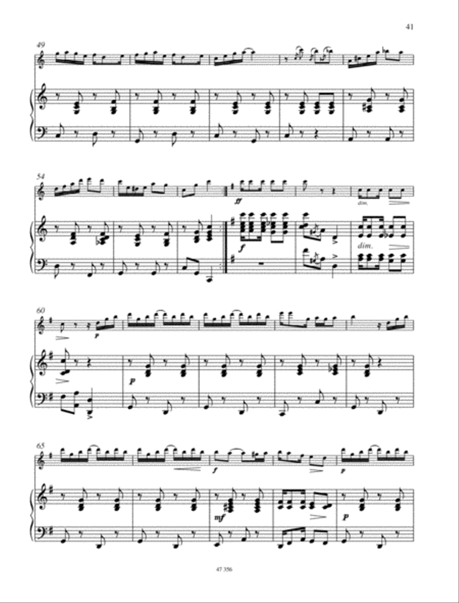 Original Rags Flute Solo scores gallery preview page 3