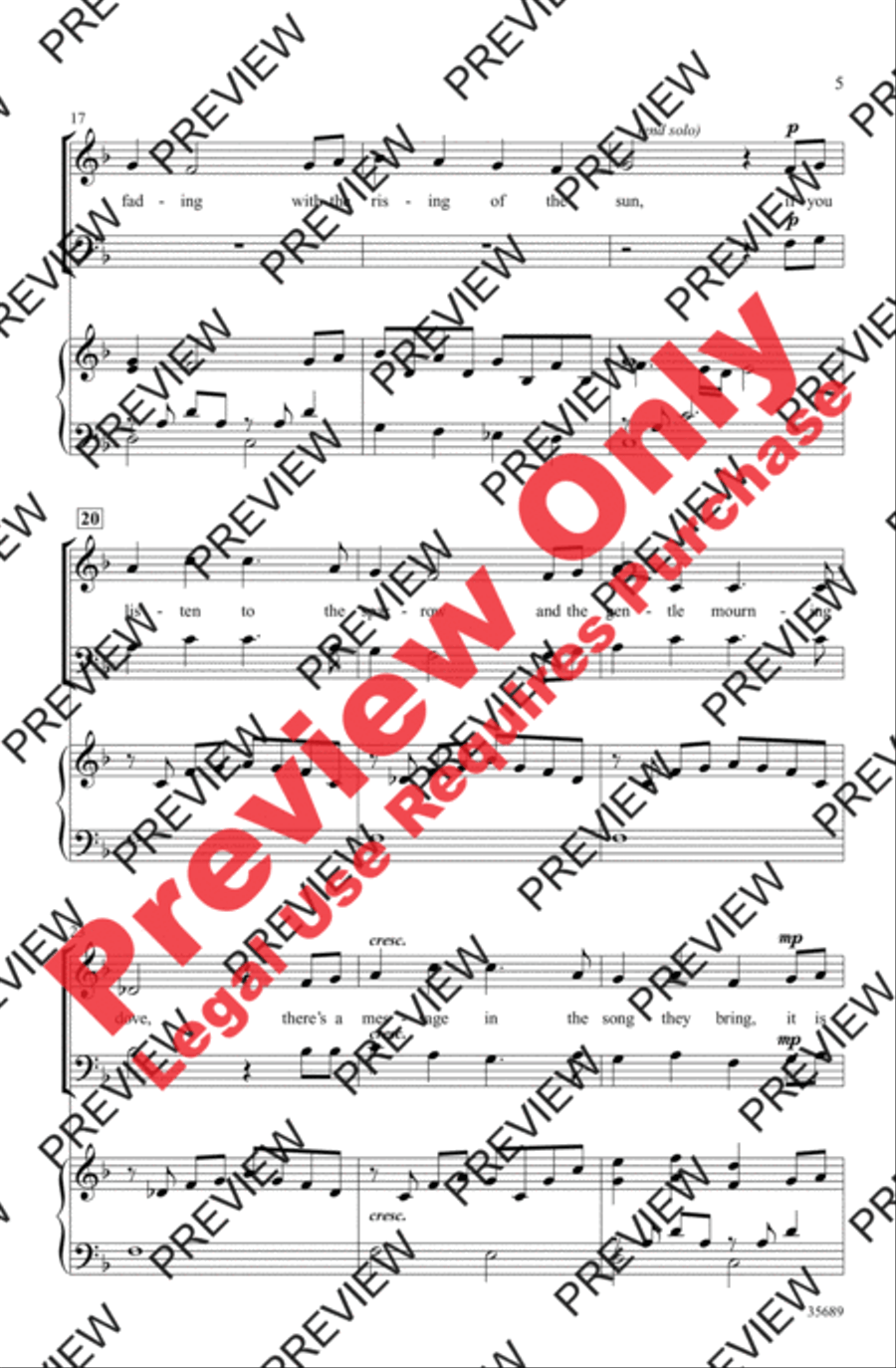 Pacem 4-Part scores gallery preview page 4