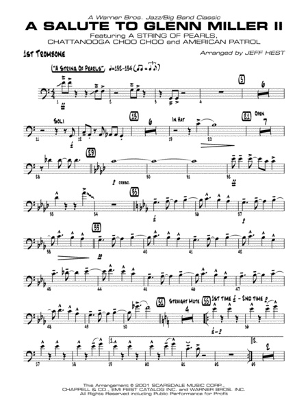 A Salute to Glenn Miller II: 1st Trombone