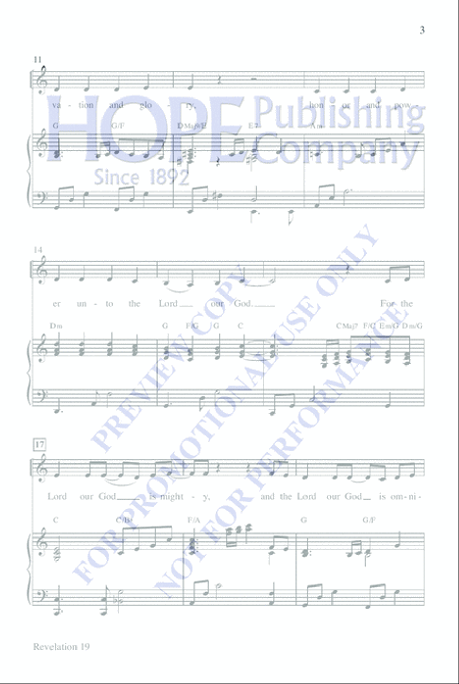 Revelation 19 Revelation 19 4-Part scores gallery preview page 3
