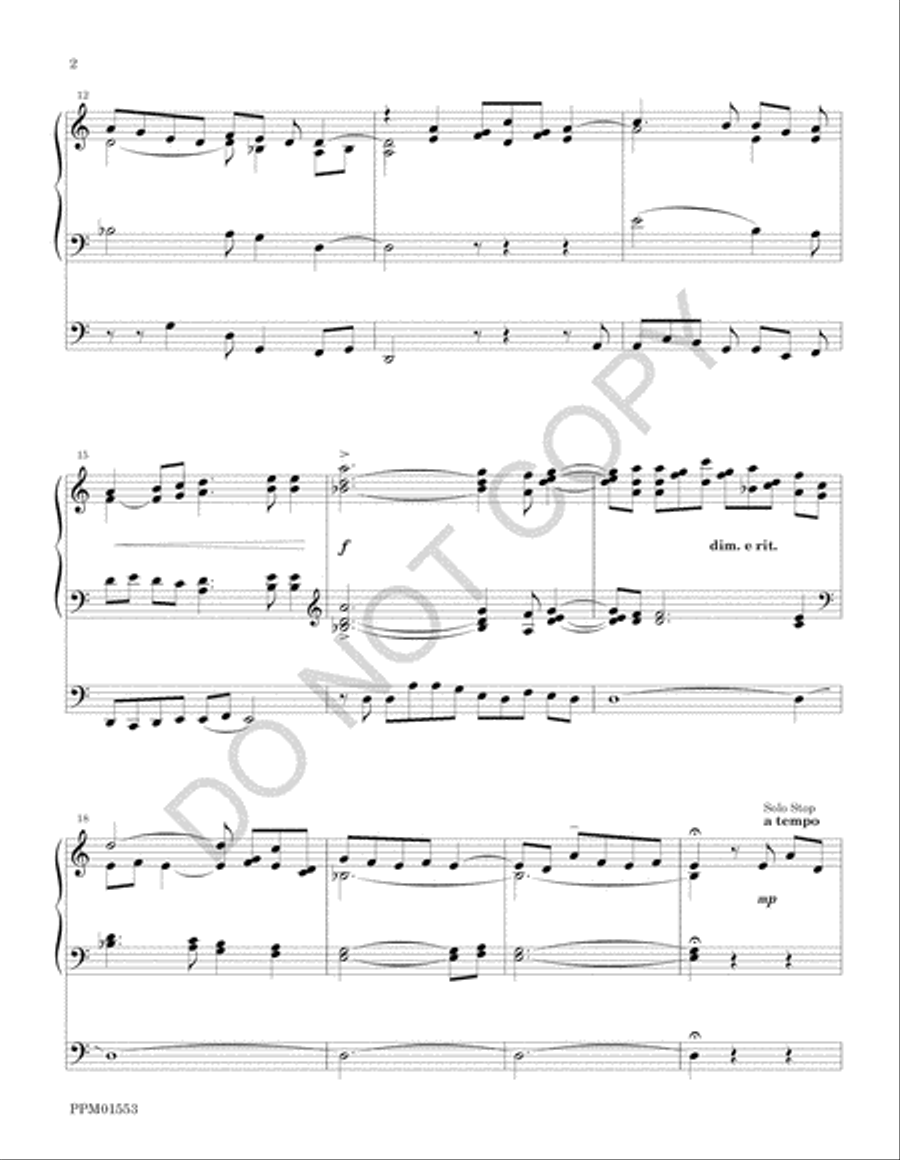 Five Plainsong Preludes for Organ Organ Solo scores gallery preview page 5