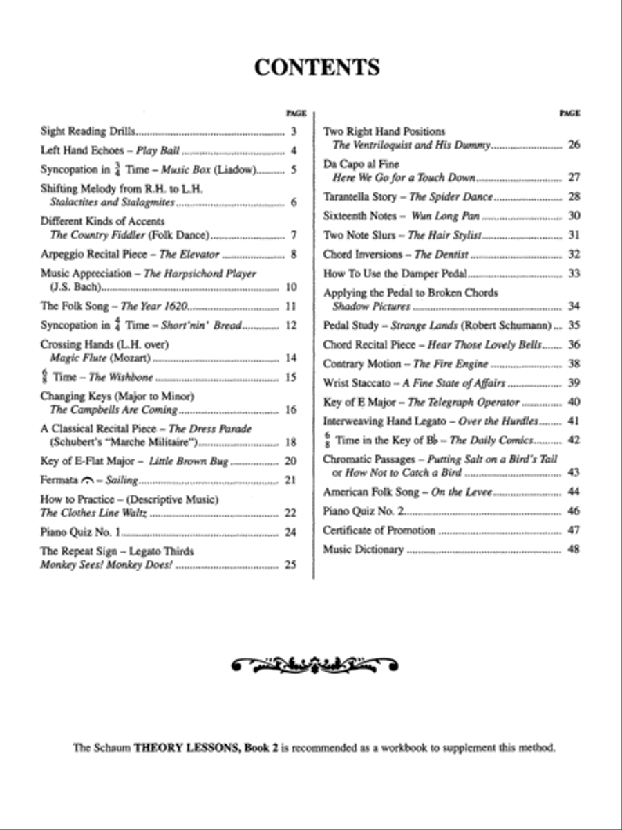 Piano Course B The Blue Book (revised) Piano Method scores gallery preview page 2