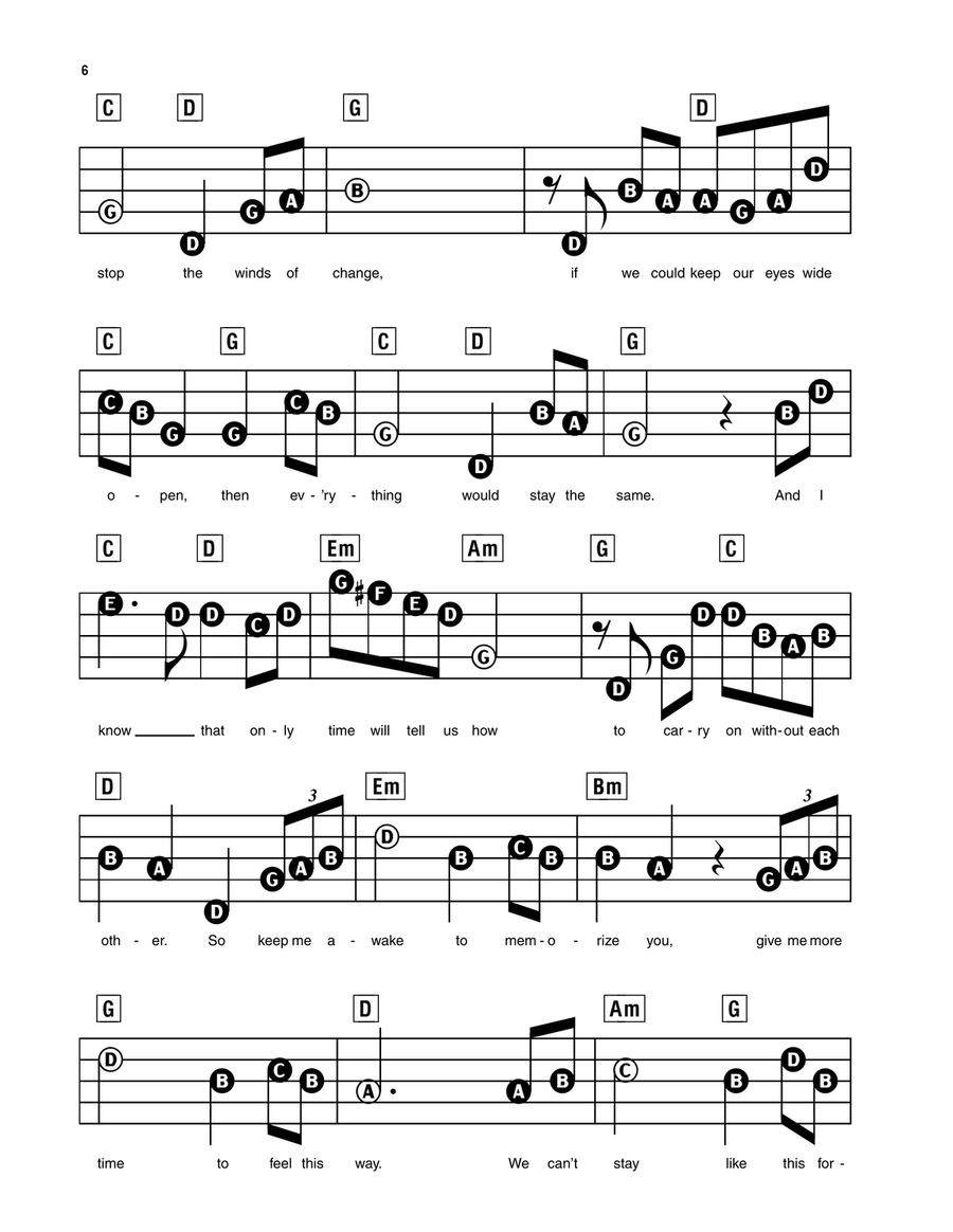 Awake Electronic Keyboard scores gallery preview page 3