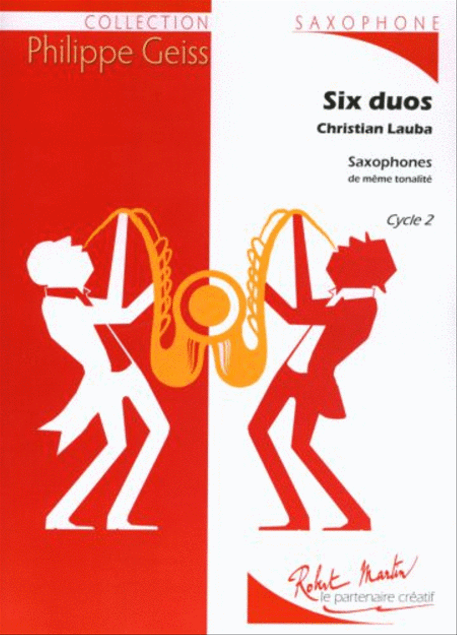 Duos (6), pour saxophone Woodwind Duet scores gallery preview page 1